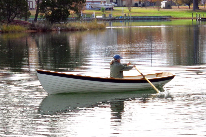 Rowing Penobscot Wherry