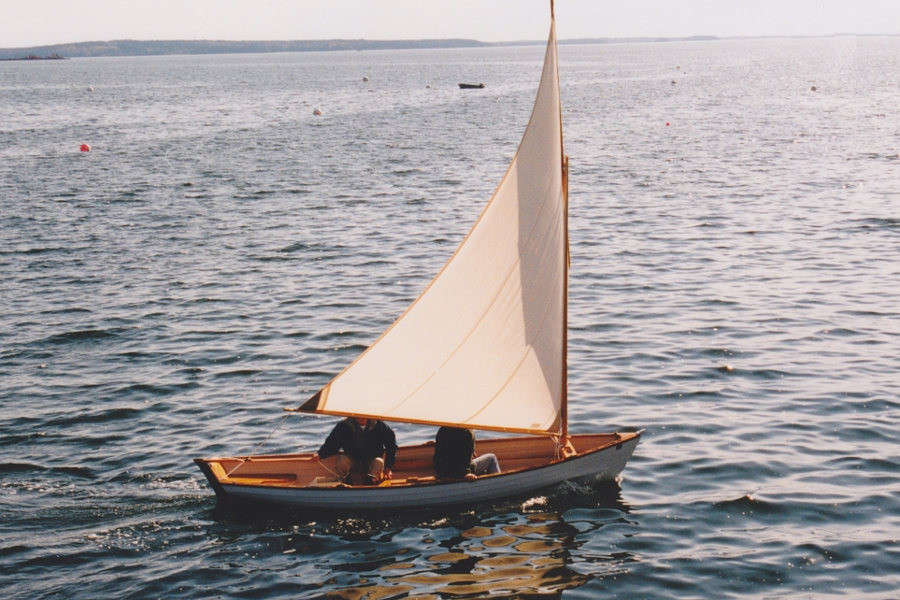 Sailing Penobscot Wherry